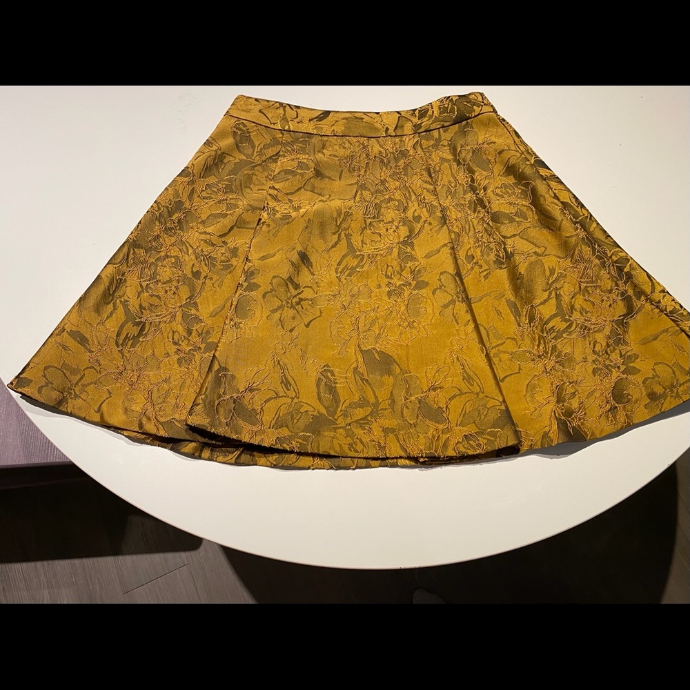 Alice and Olivia jacquard mini skirt